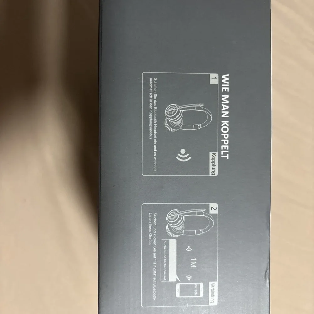 KH120M Wireless Headset, V5.2, 400mAh, Office Call Center Zoom Skype Teams